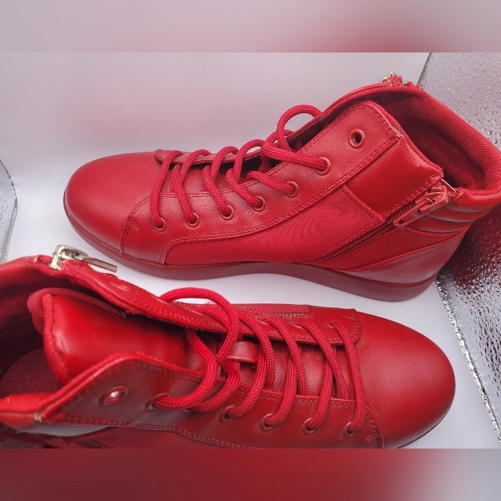 Womens Call it Spring red high top Sneakers size 7 - Picture 10 of 16